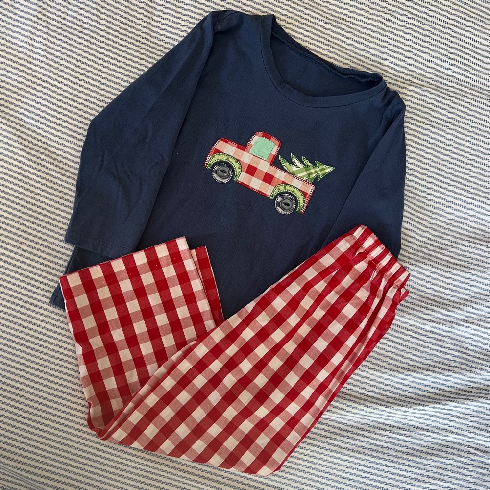 Shrimp & Grits Christmas Pant Set